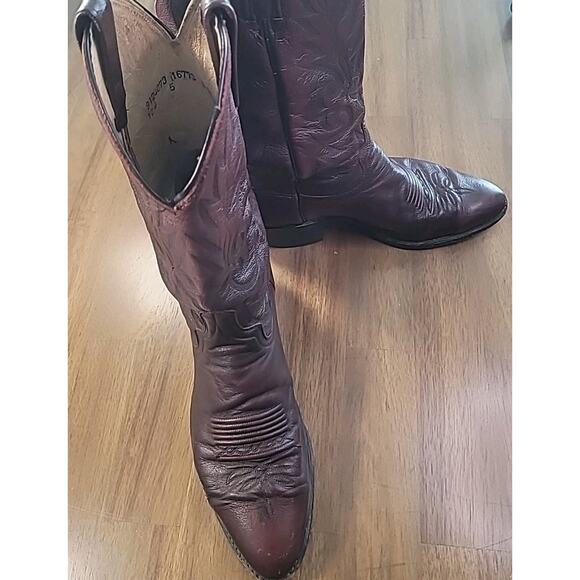 Dan Post Other - Dan Post 16773 Burgundy Cowboy Boots Men’s 9 EW Leather Western